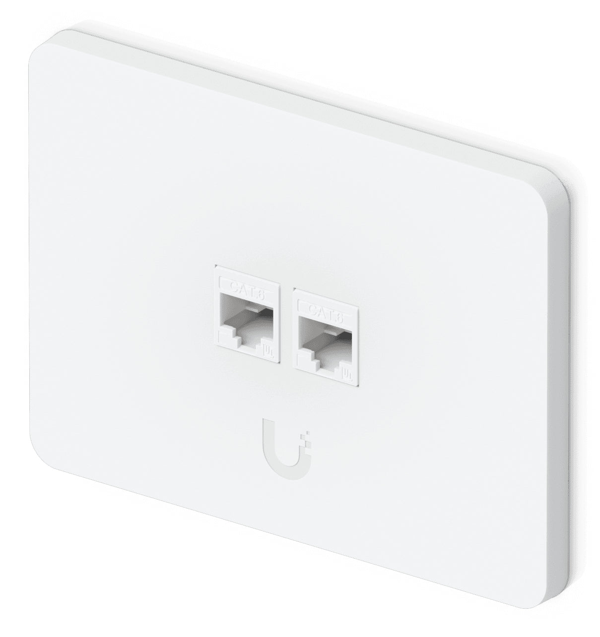 Ubiquiti Keystone-Modul RJ45, 2×Keystone, Wandmontage, 118×88×9,6 mm, 4er-Pack, Polycarbonat/Stahl – Weiss