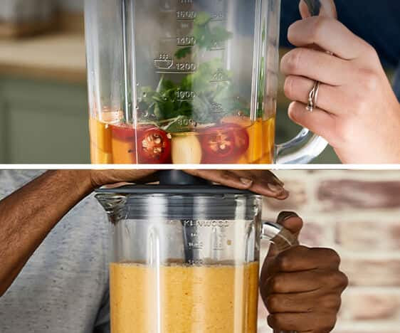 Kenwood Glas-Mixaufsatz KAH359GL – 1,6 l, für Chef, z. B. Classic KM330, Cooking Chef, Titanium Major KMM025