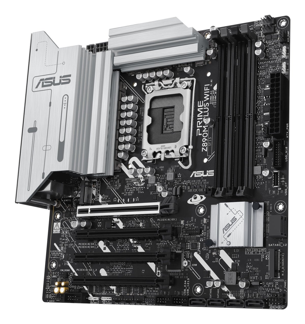 ASUS PRIME Z890M-PLUS WIFI – Mainboard – LGA 1851 (Socket V1), Intel Z890, mATX, DDR5
