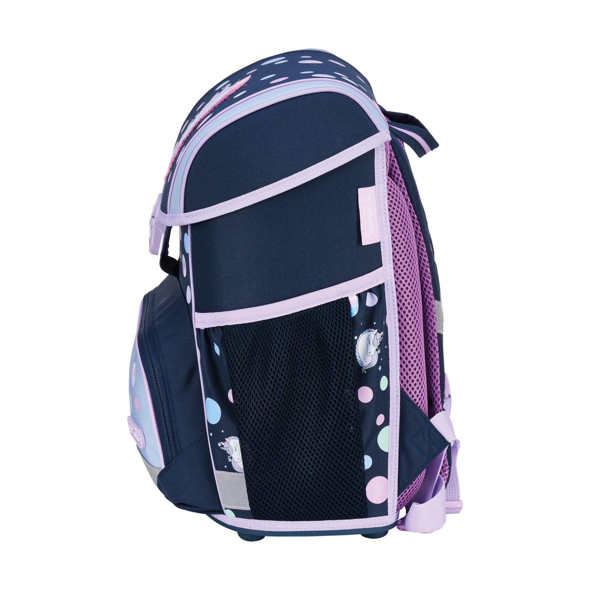 Herlitz Loop Plus – Schulrucksack-Set 4-teilig, Unicorn Dreams, 17 l, 31×37×22 cm