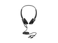 Jabra Engage 40 Inline Link – Duo Headset – USB‑C/USB‑A – für Softphone