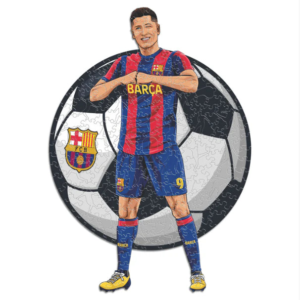Iconic Puzzles Puzzle FC Barcelona – 270 Teile – 30 × 42 cm – ab 10 J. – Holz – mehrfarbig – FSC