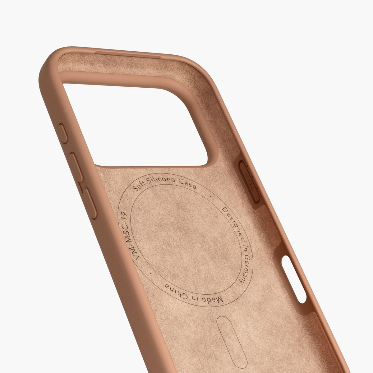Vonmählen Backcover – für Apple iPhone 17 Pro Max – braun – Silikon – MagSafe-kompatibel