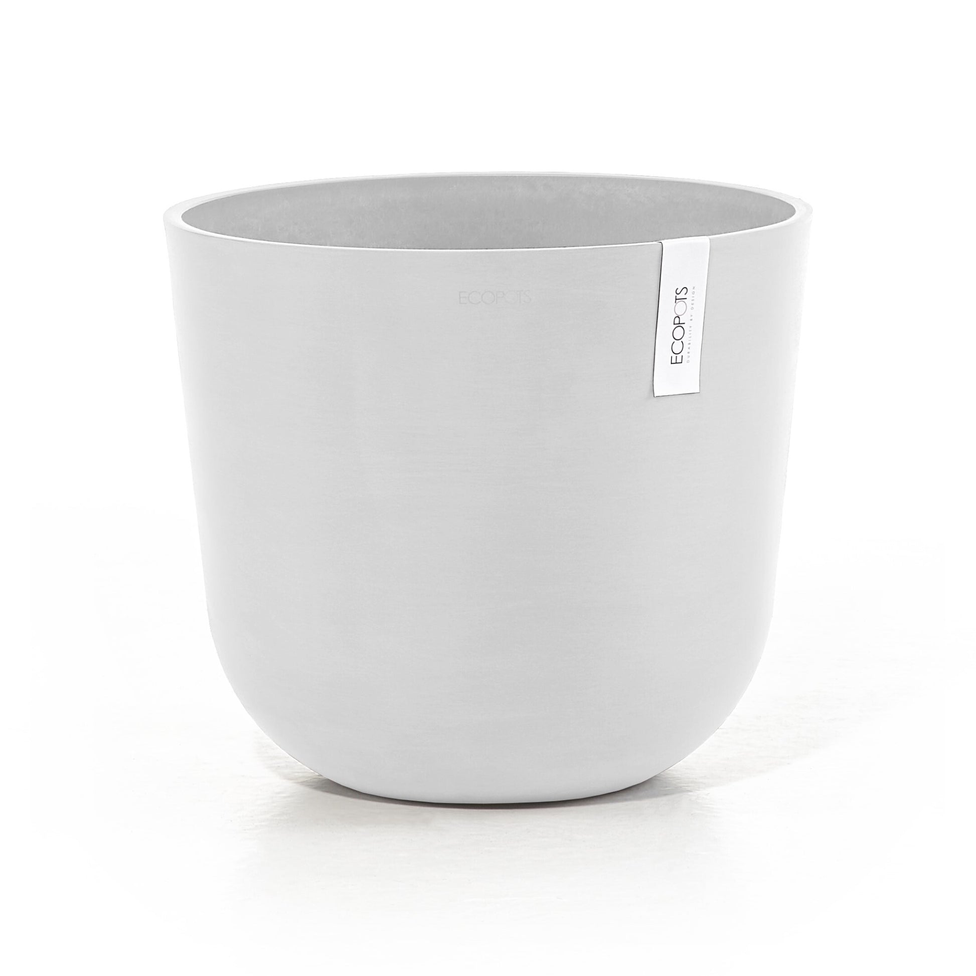 Ecopots Schale – Recycling-Kunststoff, Weiss – Ø 35 × 30,5 cm