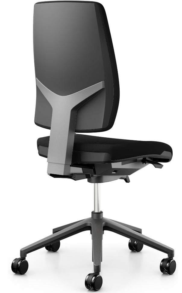 Giroflex Bürostuhl 68 – Sitzhöhe 40–52 cm, 120 kg, Schwarz