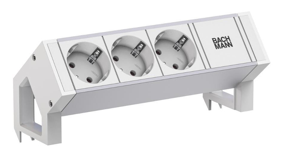 Bachmann DESK2 Steckdosenleiste – 3×T13, 0,2 m, IP20