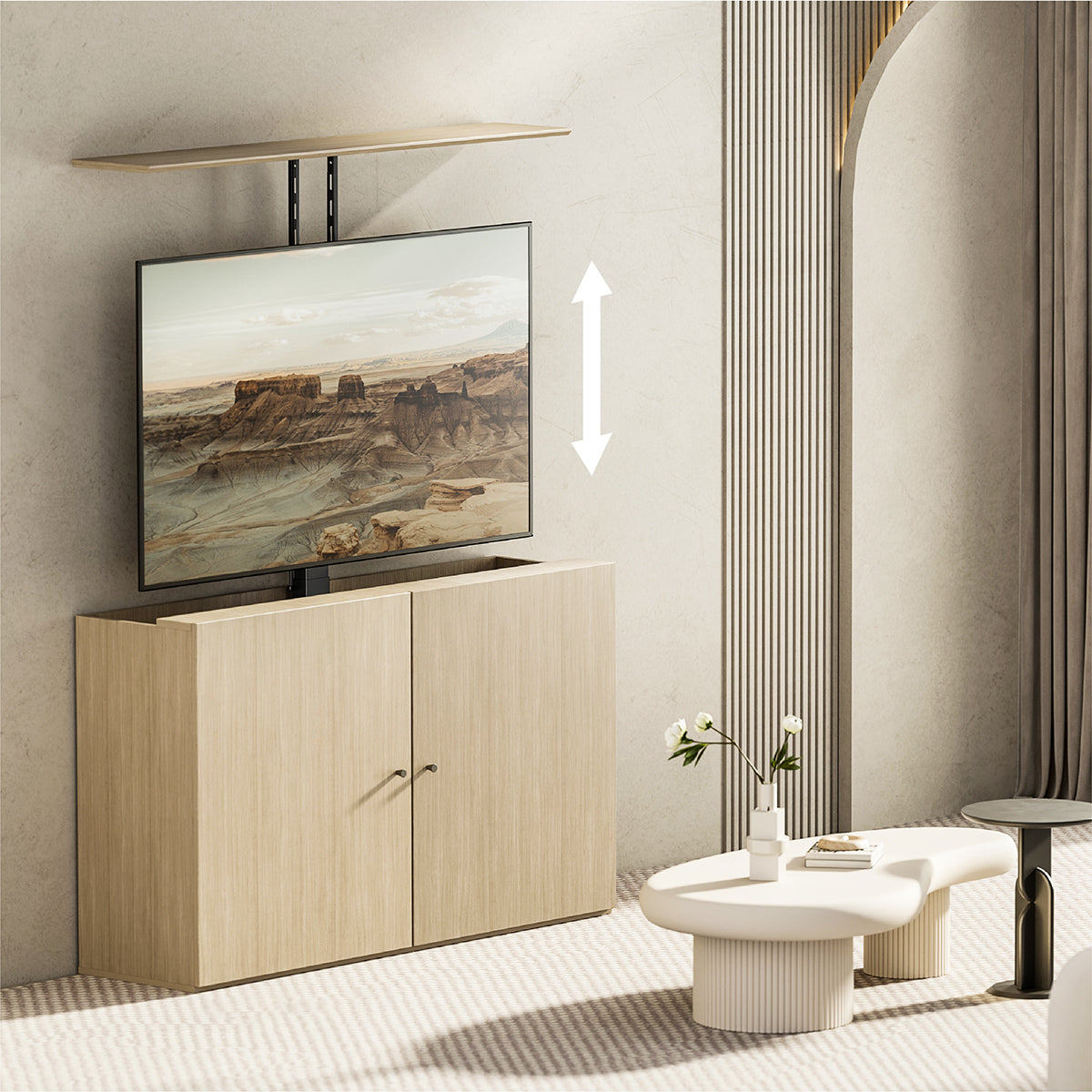 myWall My Wall HP 66-1 – Displayständer, Full-Motion, motorisiert, für 32–48", VESA 200×200–400×400, bis 60 kg