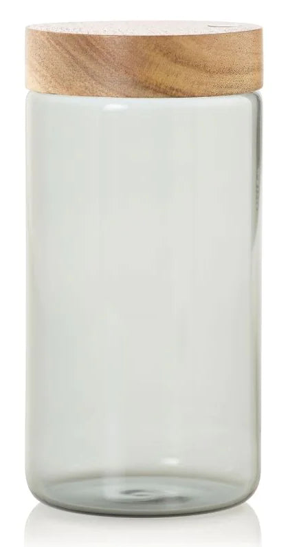 AdHoc Vorratsdose 1,2 l, Ø 10 × 20 cm, Glas (Borosilikat), Transparent