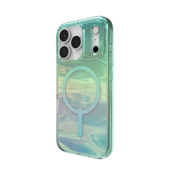 ZAGG Backcover Milan Snap – für Apple iPhone 17 Pro – Basin Iridescent Oil Slick