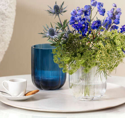Villeroy & Boch Vase Fleur, Glas, Transparent, 15 cm