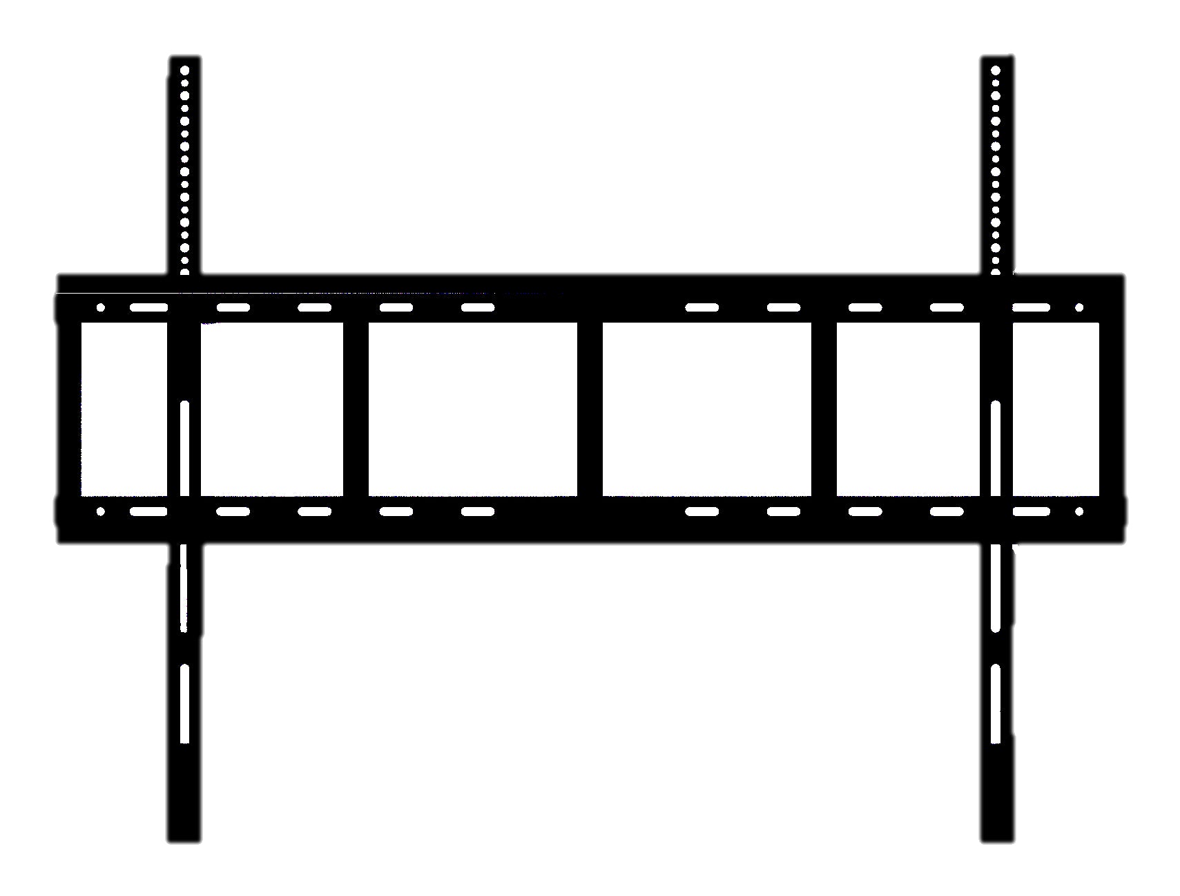Yealink MB-WallMount-860 – Wandhalterung – für MeetingBoard 75/86 Pro, schwarz