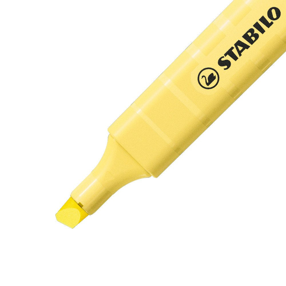 STABILO Swing Cool Pastell Textmarker – Gelb, Keilspitze 1–4 mm