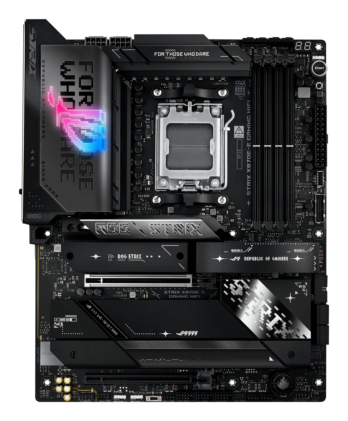 ASUS ROG STRIX X870E-E GAMING WIFI – Mainboard – AM5, AMD X870E, ATX, DDR5