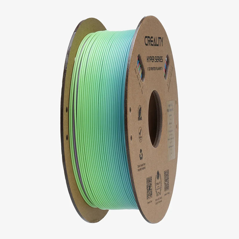 Creality 3D-Drucker-Filament Hyper PLA 1,75 mm Regenbogen, 1 kg