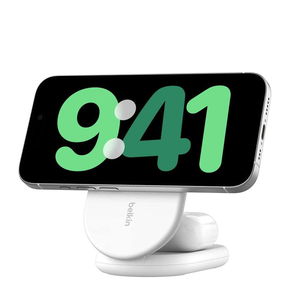Belkin Boost Charge Ladestation – 15 W, Qi, klappbar, 2-in-1 – für Qi-kompatible Smartphones