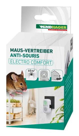 Windhager Insektenfalle – 5,5 × 9,5 cm – weiss – für Mäuse