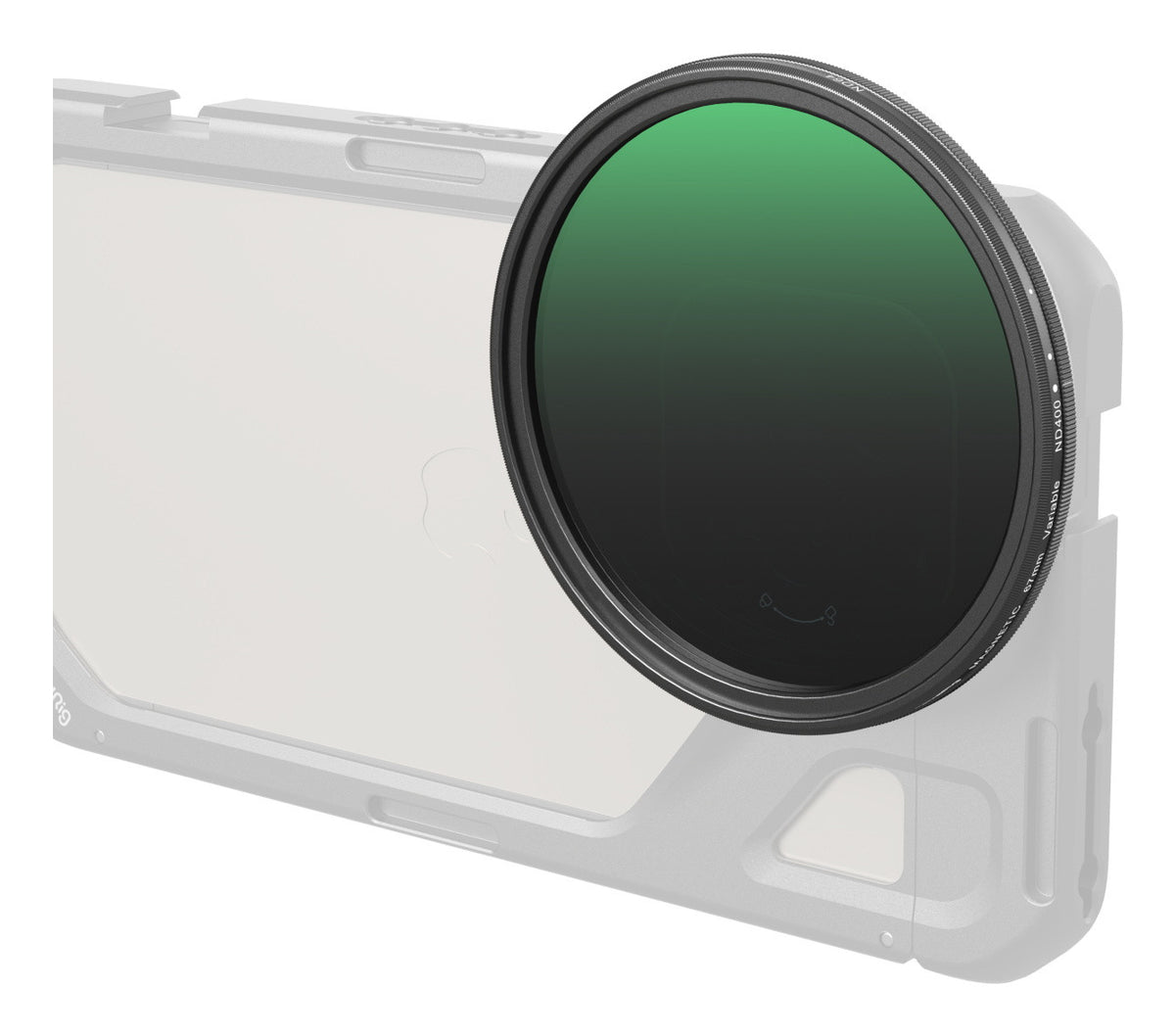 SmallRig VND-Filter ND64–ND400 (6–9 Stopp) – 67 mm, Magnetisch – Schwarz/Grün