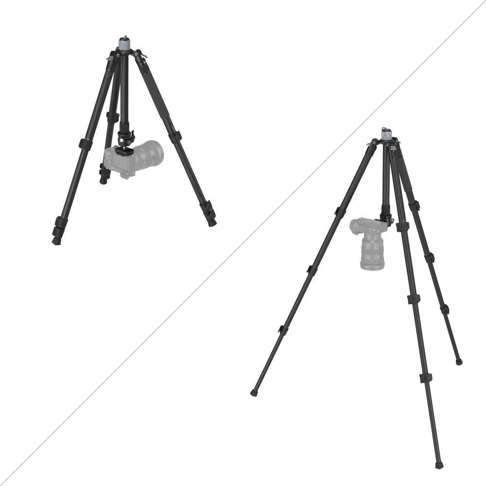 SmallRig AP-20 Stativ – bis 158 cm – 12 kg Traglast – Karbonfaser/Aluminiumlegierung – 1/4" Gewinde