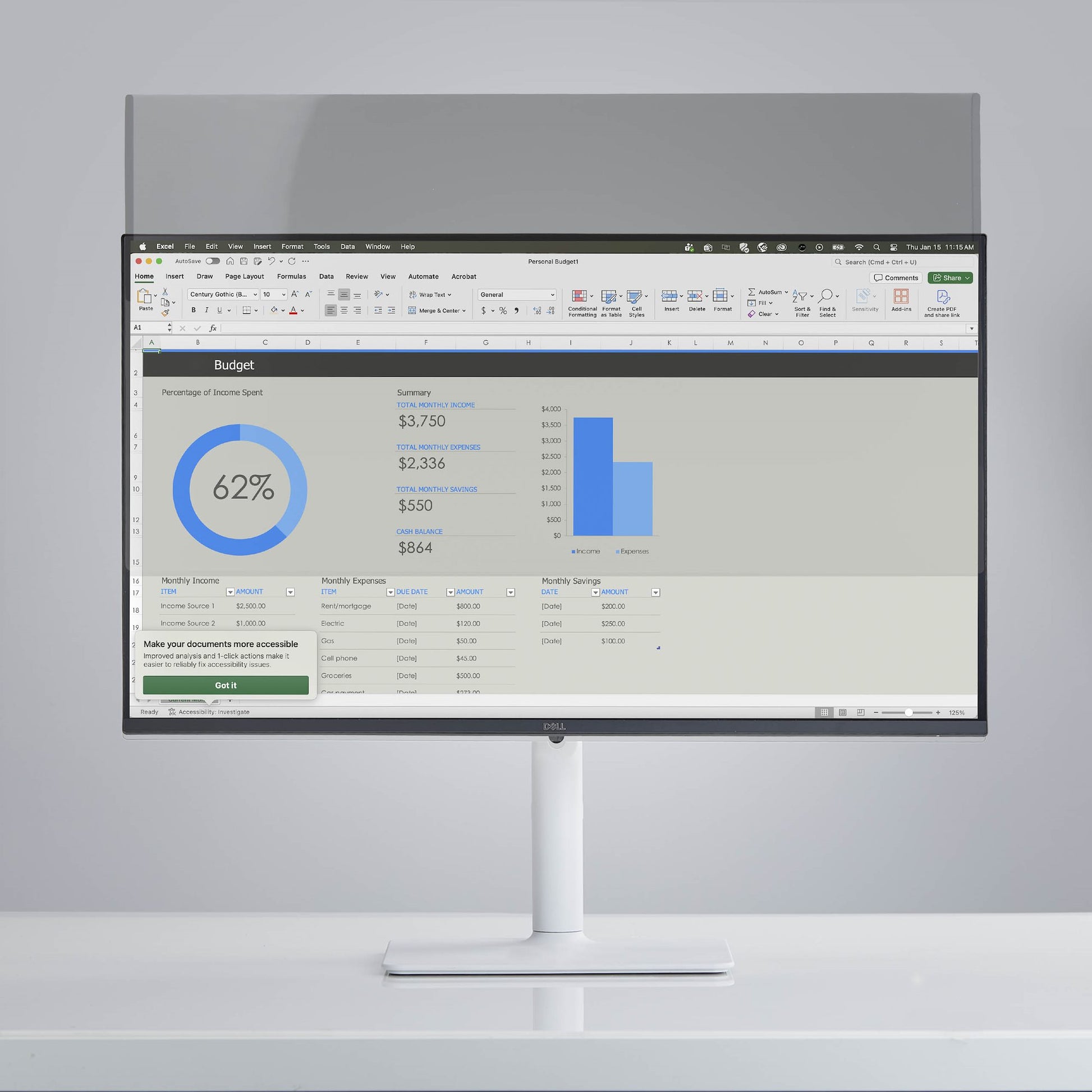 StarTech.com Magnetischer Blickschutzfilter für 24,0" Monitor, 16:9 – 540 × 302 mm
