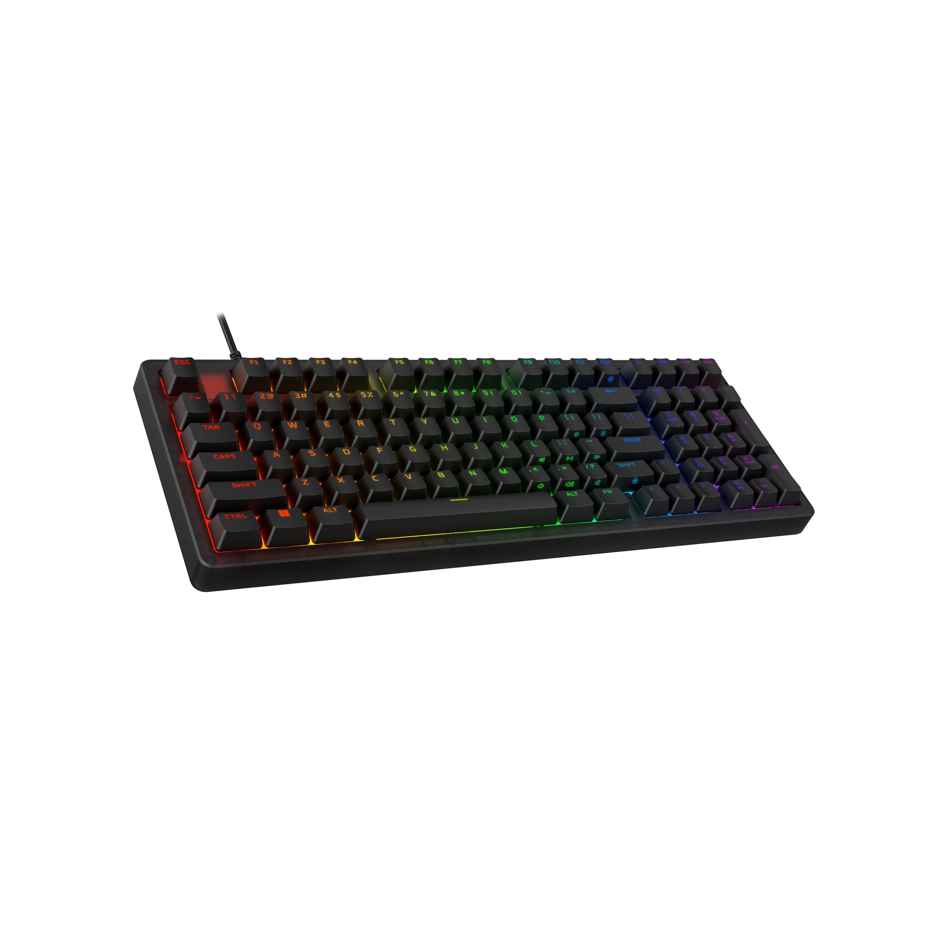 HyperX Origins 2 1800 – Tastatur – Mechanisch – USB-C – Ohne Ziffernblock – Für PC, PS5, Xbox Serie