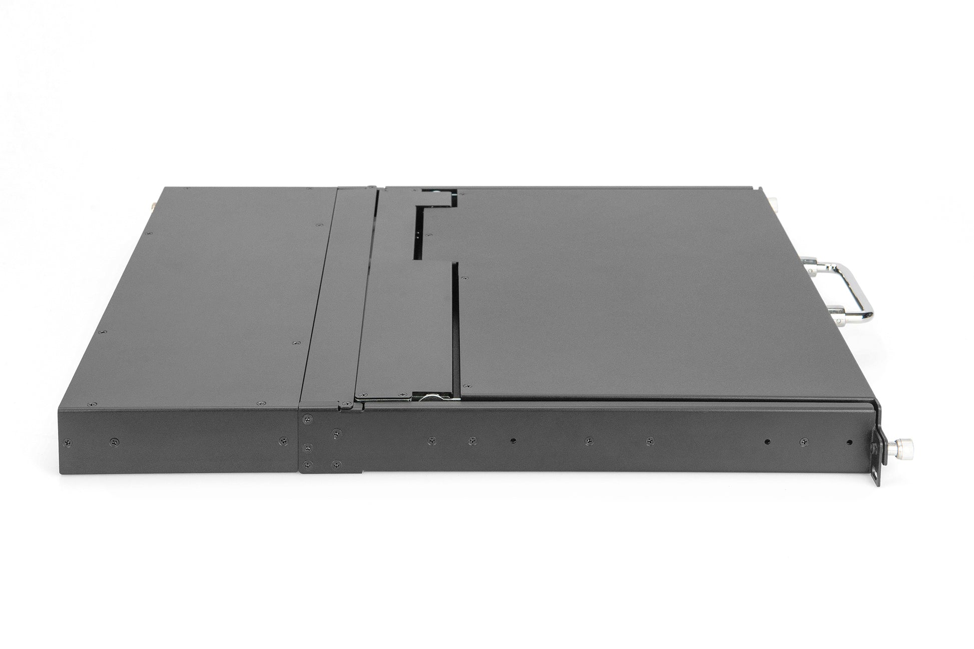 Digitus TFT483CM – 17" Rack-LCD-Konsole – 8-Port HDMI KVM, 1920 × 1080, USB 2.0, Schweizer Tastatur – 1U