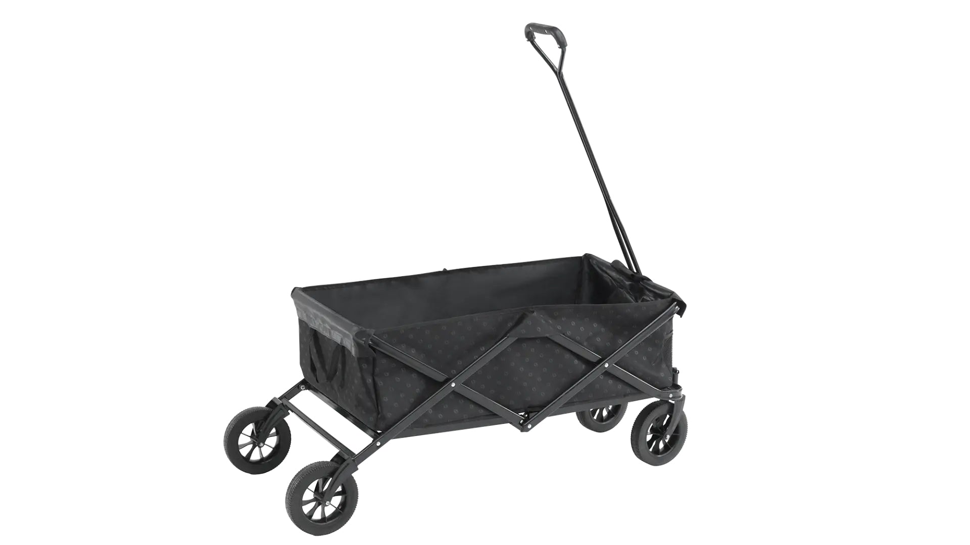 Outwell Transportwagen – faltbar, bis 80 kg – 50 × 47,5 × 108 cm – schwarz, Stahl, Polyester