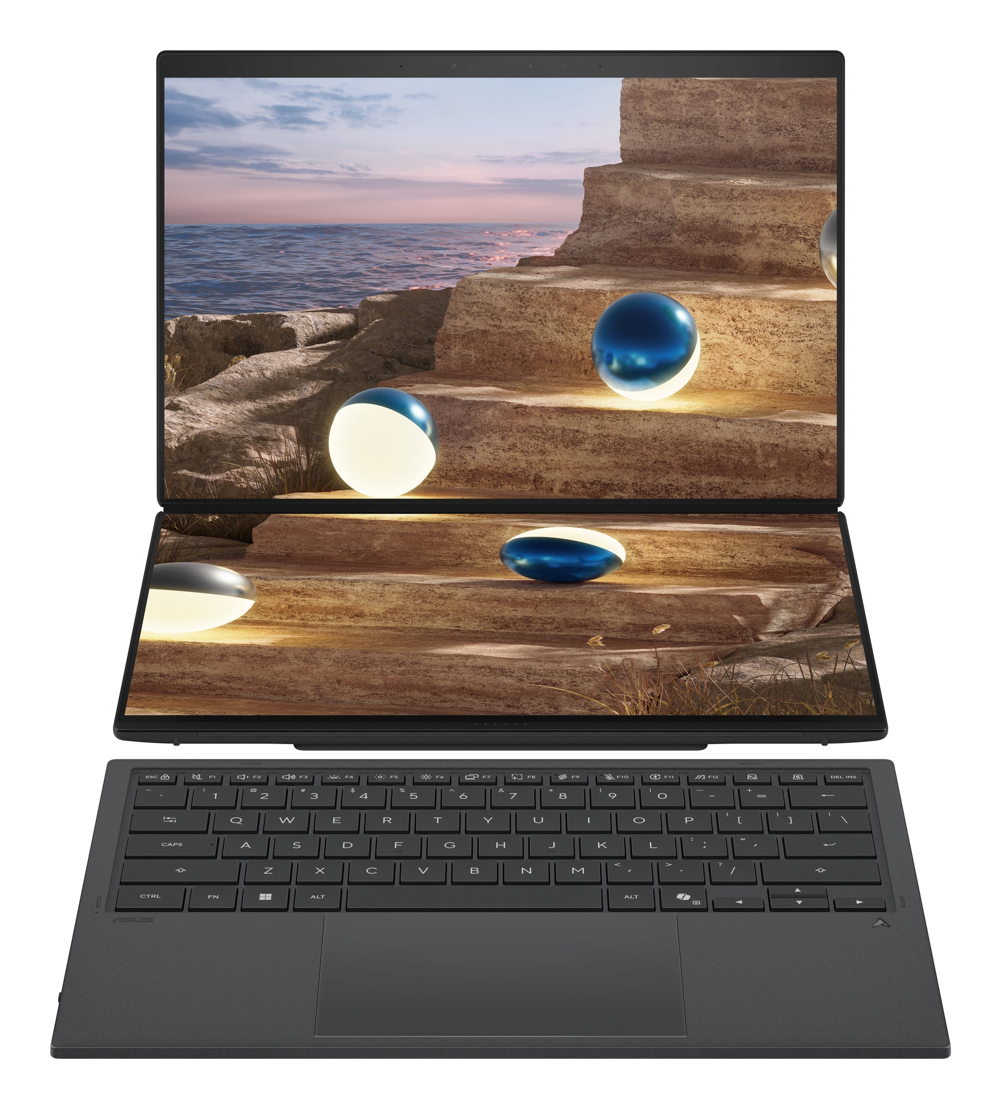 ASUS Zenbook Duo UX8407AA-SN605W – 14" WQXGA+ OLED Touch, Core Ultra 9 386H, 32 GB, 1 TB SSD, Win 11 Home