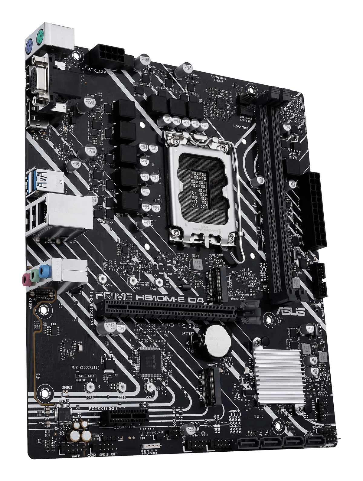 ASUS PRIME H610M-E D4-CSM – Mainboard – LGA 1700, Intel H610, mATX, DDR4