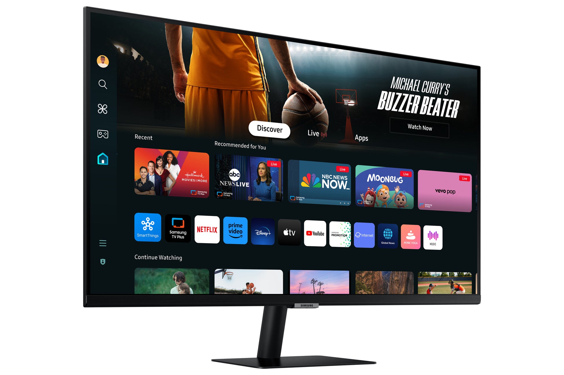Samsung M70D – 32", 3840 × 2160 (4K), VA, USB-C 65 W, HDR10
