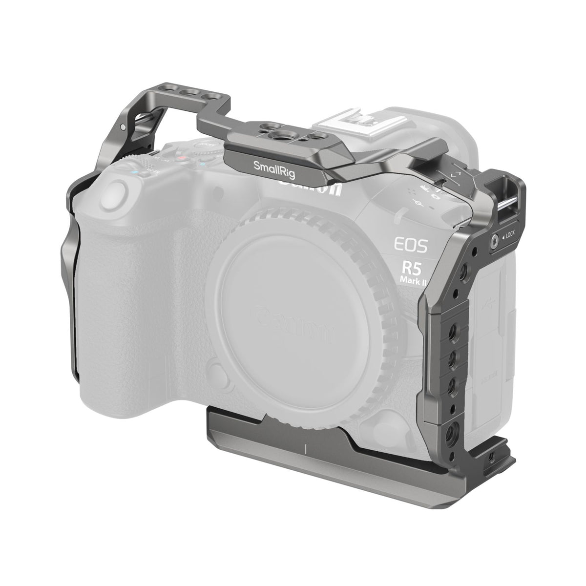 SmallRig HawkLock Quick-Release Cage – Aluminium – für Canon EOS R5 Mark II – Schwarz