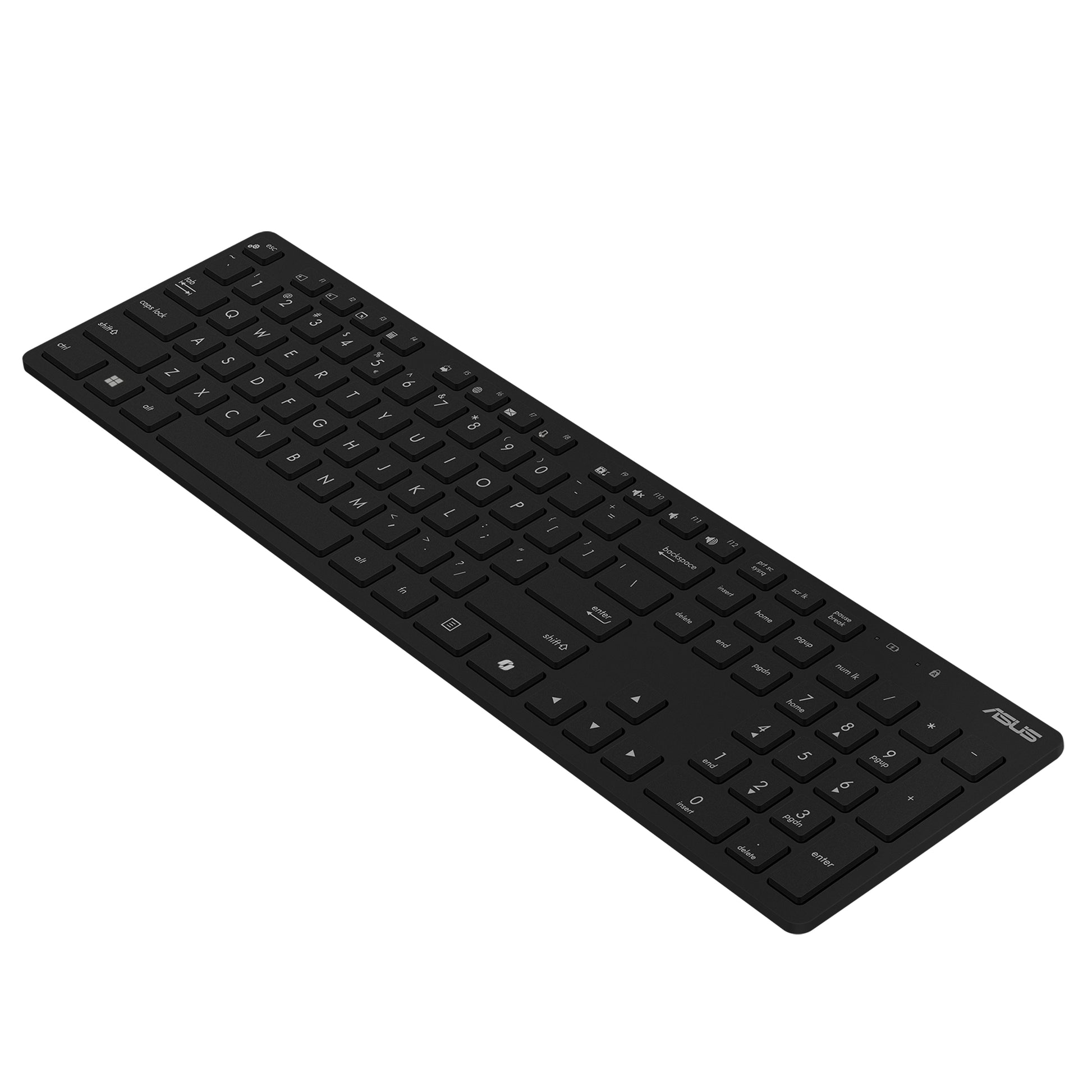 ASUS W5000 – Tastatur- und Maus-Set – 2,4 GHz (Empfänger enthalten) – Schwarz