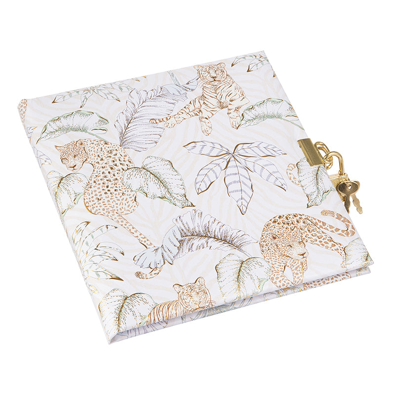 Goldbuch Felino Wildtiere Tagebuch – 96 Seiten – 165 × 165 mm, braun