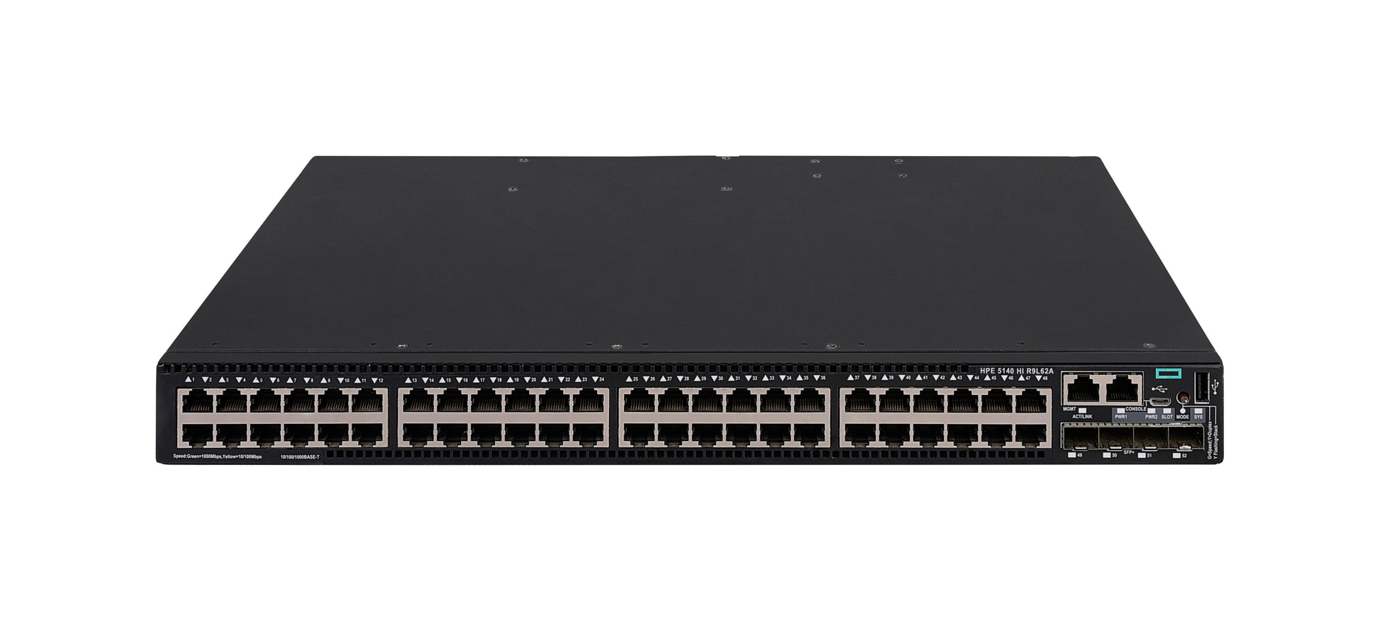 HPE 5140HI – Managed Switch – 48×GbE, 4×SFP+, L3, PoE+, 1U