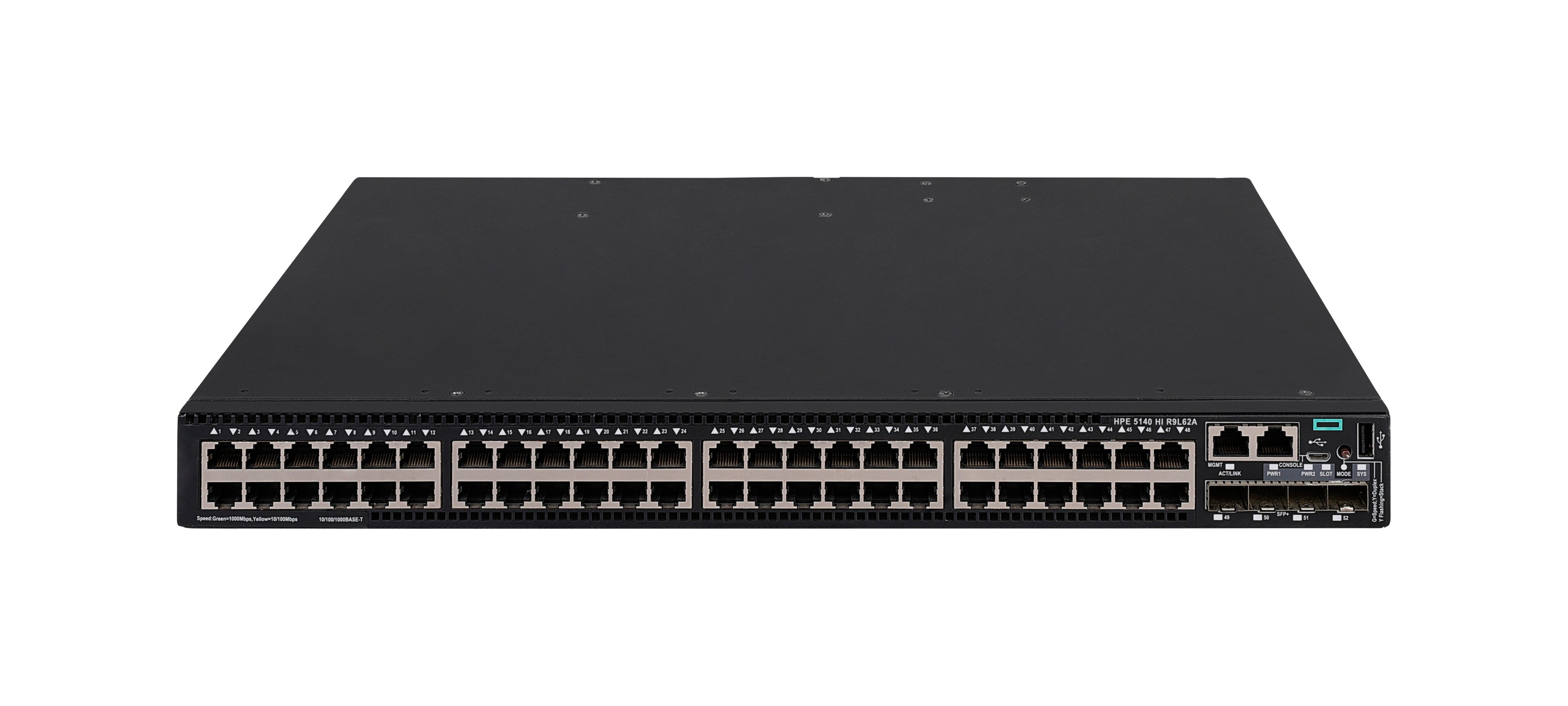 HPE 5140HI – Managed Switch – 48×GbE, 4×SFP+, L3, PoE+, 1U