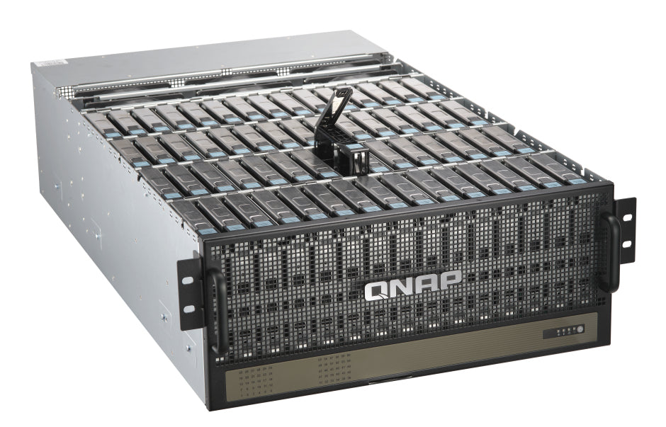 QNAP TL-R6020SEP-RP – 60-Bay Rack 4U JBOD – redundantes Netzteil, für 3,5" HDD/SSD, SAS/SATA