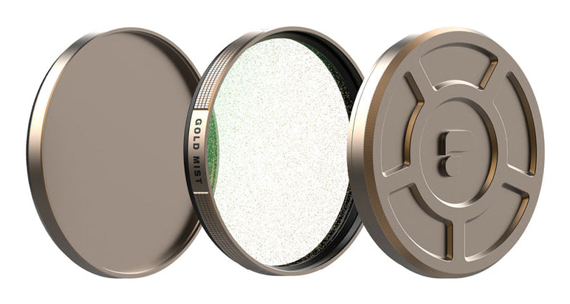 PolarPro 135 Serie Objektivfilter – Gold Mist + Polarisator, 46 mm – Graubraun