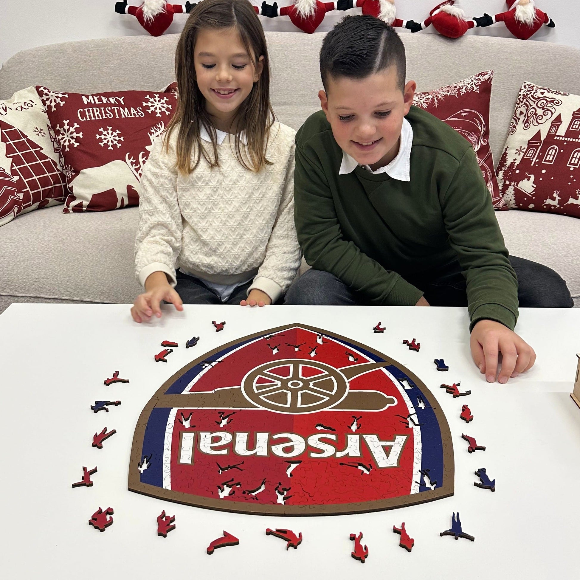 Iconic Puzzles Puzzle Arsenal FC – Logo – 270 Teile – 37,5 × 37,5 cm – ab 10 J.