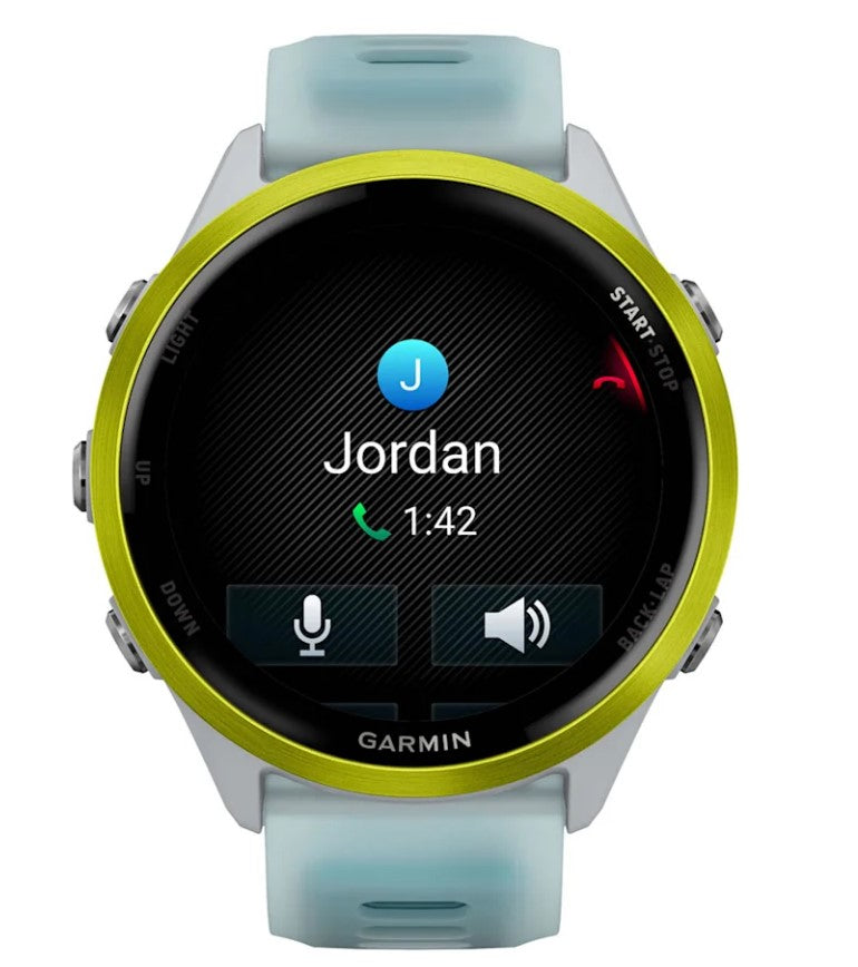 Garmin Forerunner 570 47 mm GPS – Aluminium Weiss, Sportarmband, Blau, 50 m, für Android, iOS
