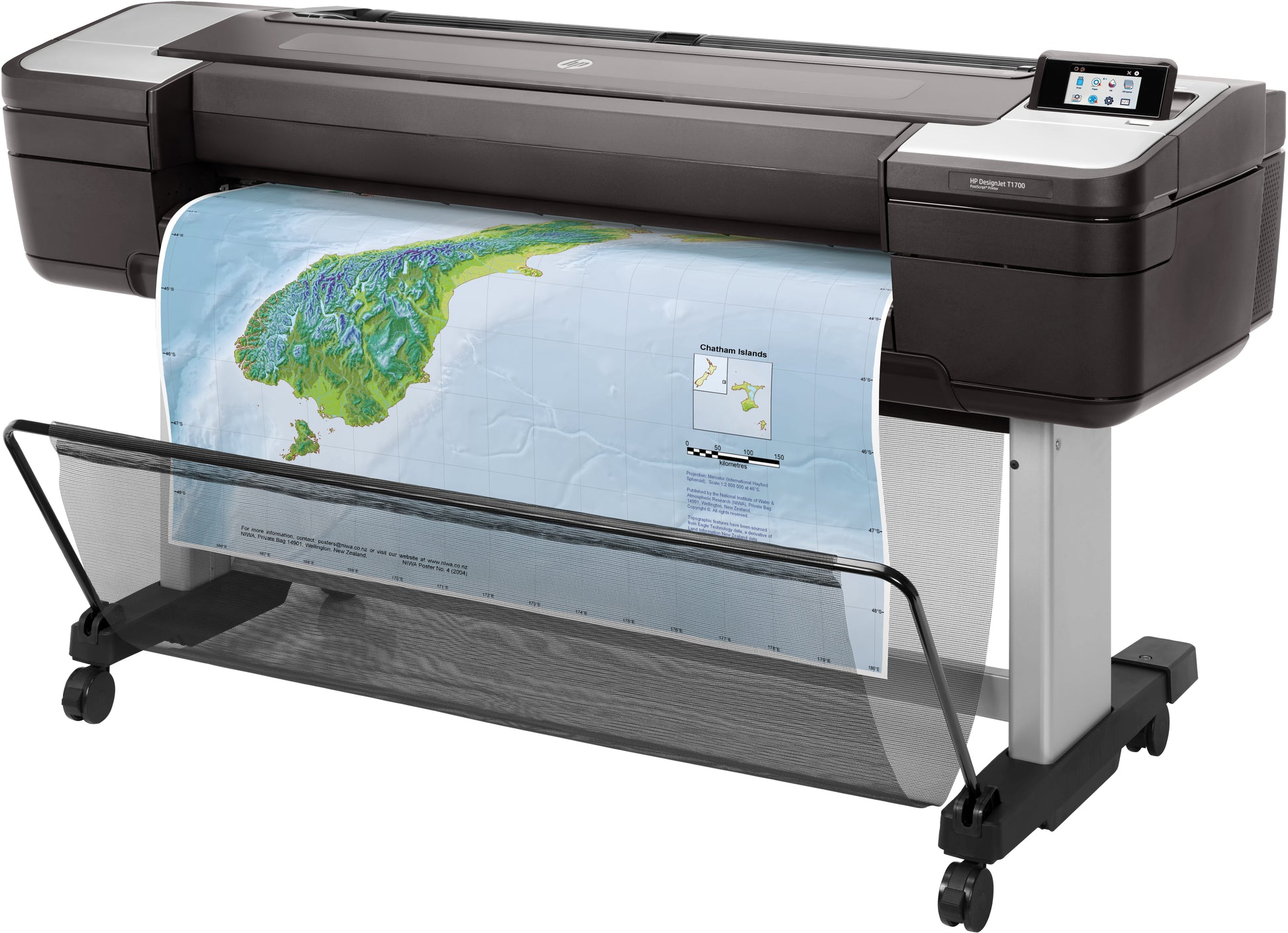 HP DesignJet T1700 dr – Grossformat-Plotter, 44" (1'118 mm), A0, LAN, Wi‑Fi Direct