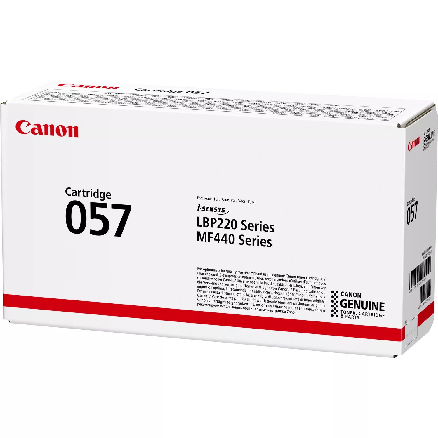 Canon Toner 057 – schwarz, 3100 Seiten – für Mono-Laserdrucker/Multifunktionsgeräte