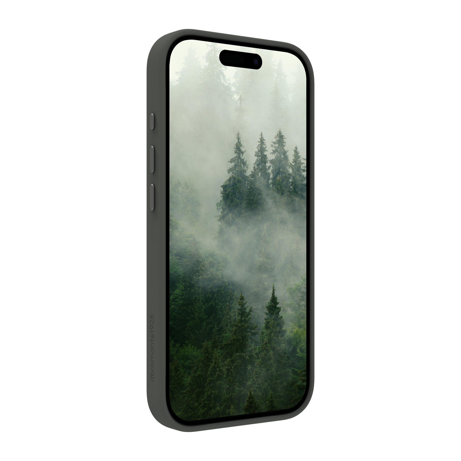 dbramante1928 Roskilde MS Kick ICON Backcover – für Apple iPhone 17, Forest Shadow, bis 1,2 m sturzsicher