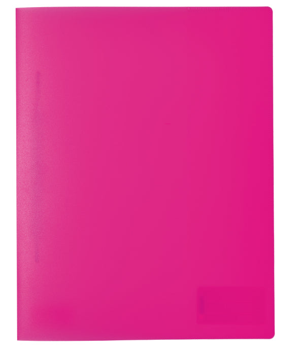 HERMA Schnellhefter – A4, PP, Neonpink, Sichttasche, 1 Stück