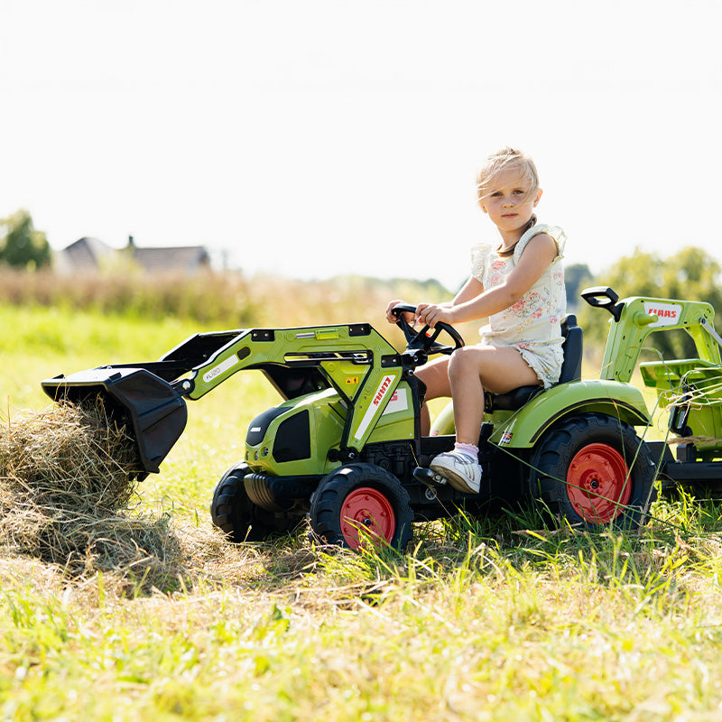 Falk Traktor mit Anhänger – max. 50 kg, 222,0 × 75,0 × 58,0 cm – ab 3 Jahren