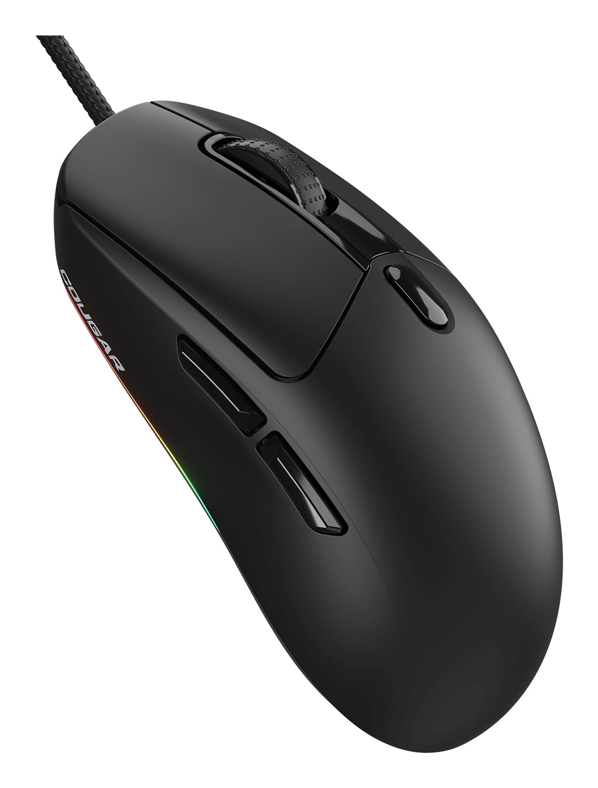 COUGAR Gaming Minos Neo – Gaming-Maus – Kabelgebunden (USB‑A), 6200 DPI, beidhändig, Schwarz