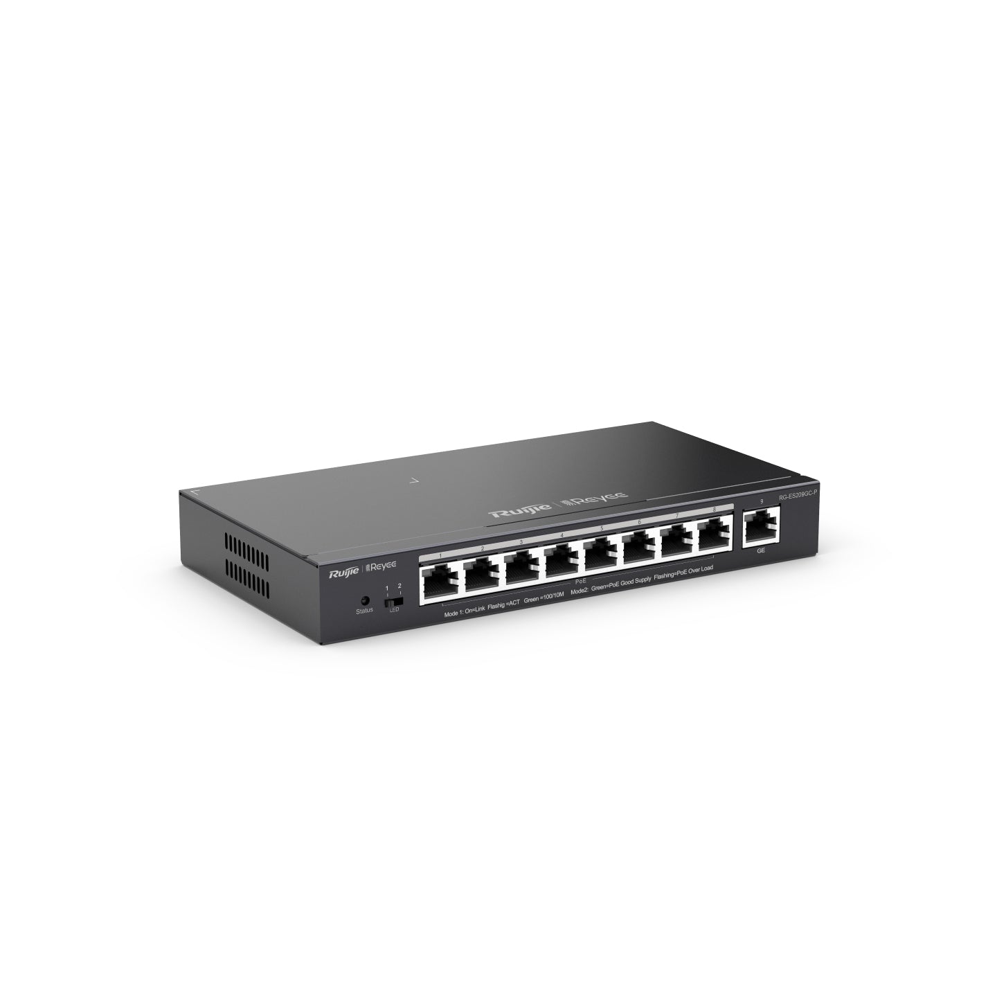 Ruijie Networks RG-ES209GC-P – Managed Switch – 9×GbE, PoE+
