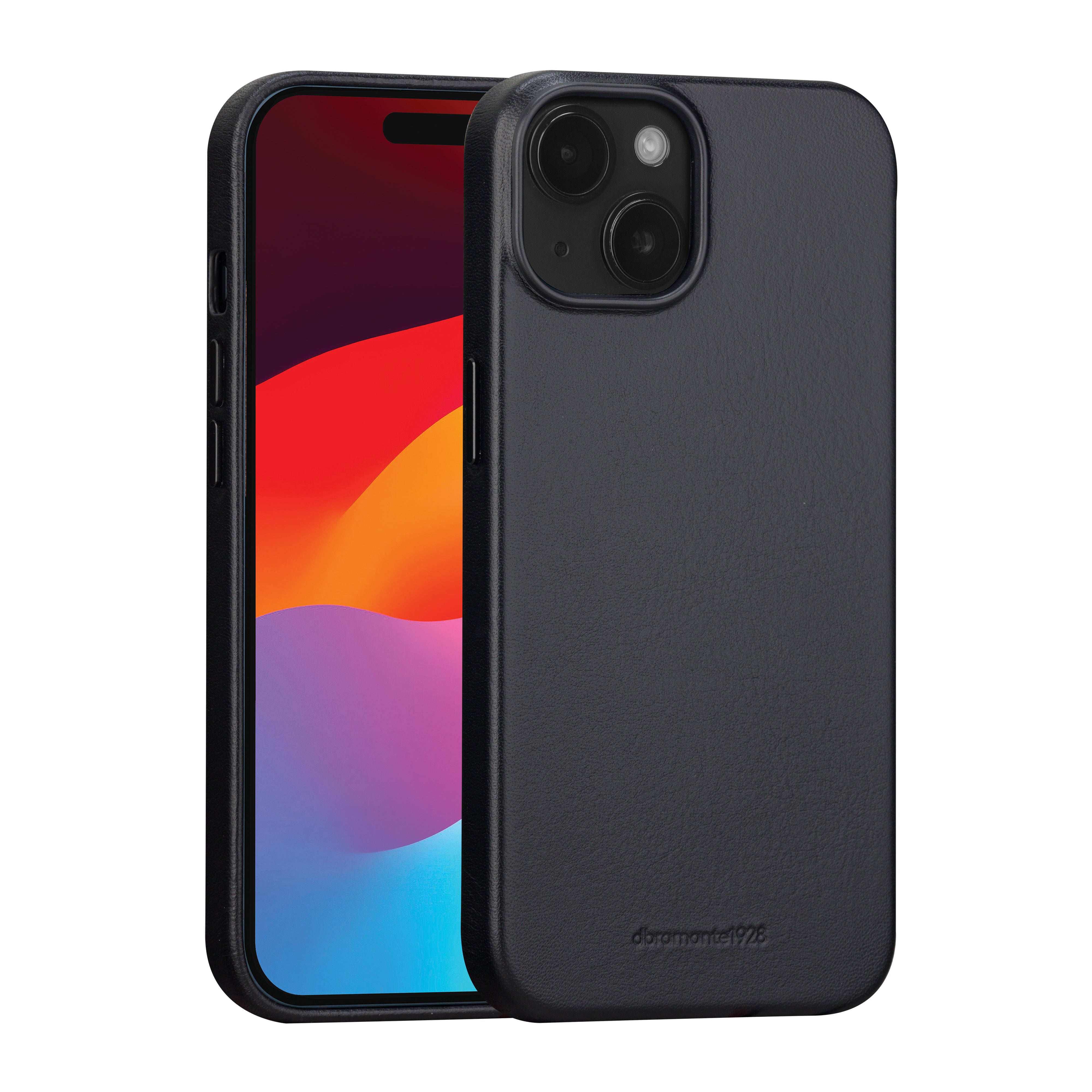 dbramante1928 Roskilde 2 Backcover – für Apple iPhone 15, MagSafe, Leder, schwarz