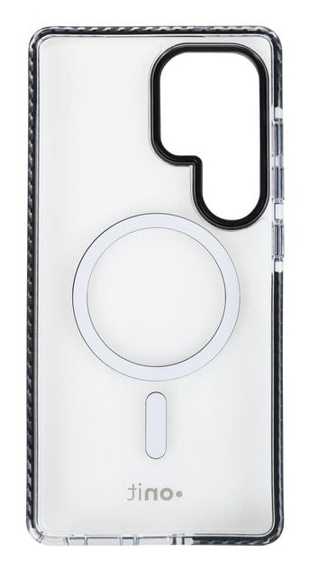 ONIT Backcover – für Samsung Galaxy S25 Ultra, MagSafe, PC+TPE+TPU, schwarz/transparent, bis 3 m sturzsicher