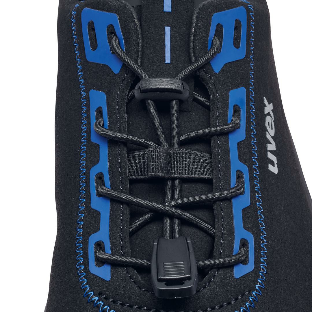 Uvex 1 x-craft Sicherheits-Halbschuh S2 – Schwarz/Blau – Grösse 37, Weite 11