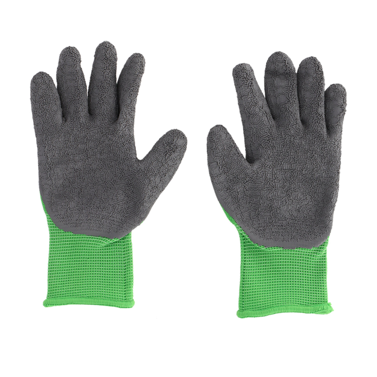Esschert Design Arbeitshandschuhe – Kinder, 1 Stück – Polyester, Latex, Grün/Grau, Gartenhandschuhe