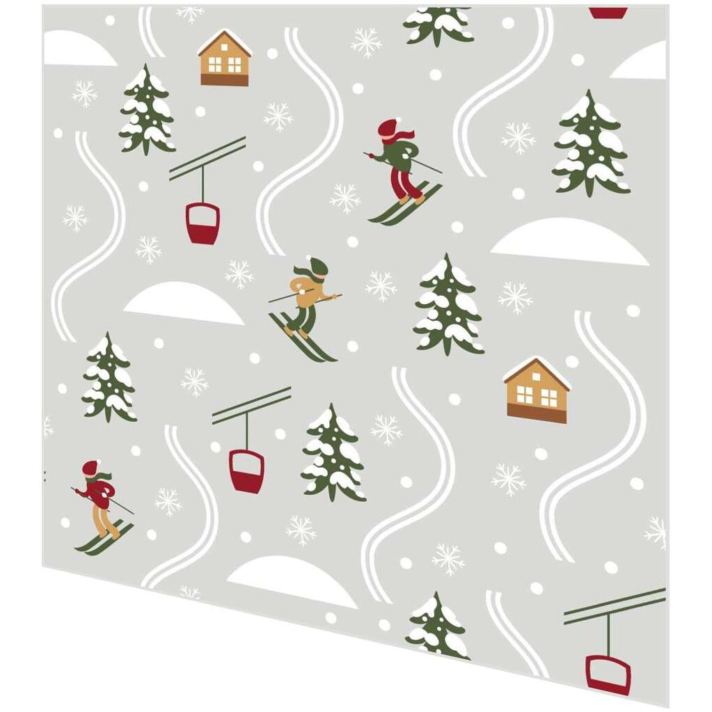 Paper + Design Servietten Skipiste, mehrfarbig – 33 × 33 cm, 3-lagig – 20 Stück